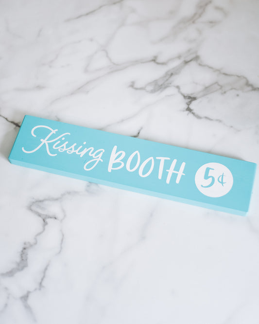 Kissing Booth Signature Sign | DIY Kit - Homeworks Etc ®