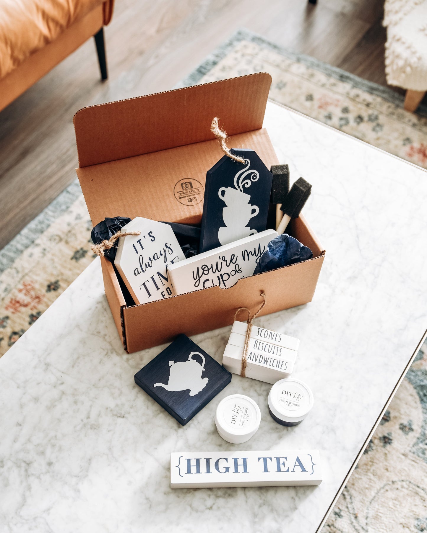 High Tea Tiered Tray Decor | DIY Kit - Homeworks Etc ®