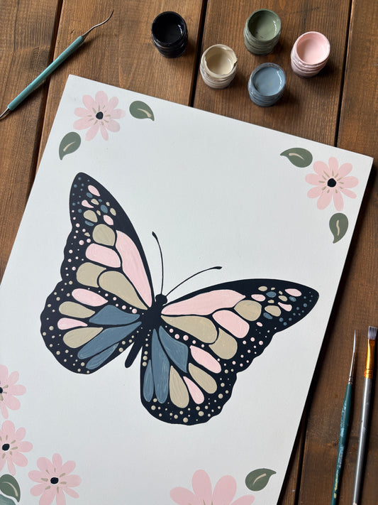 Butterfly Wood Sign | DIY Kit