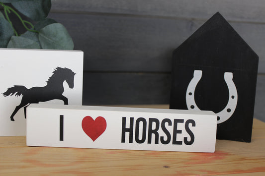 I love horses (3 piece set) | DIY Kit - Homeworks Etc ®