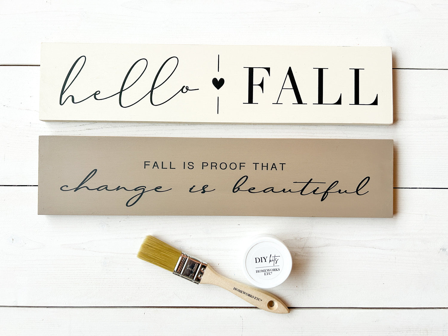 Fall Signature Signs (Set of 2) | DIY Kit - Homeworks Etc ®