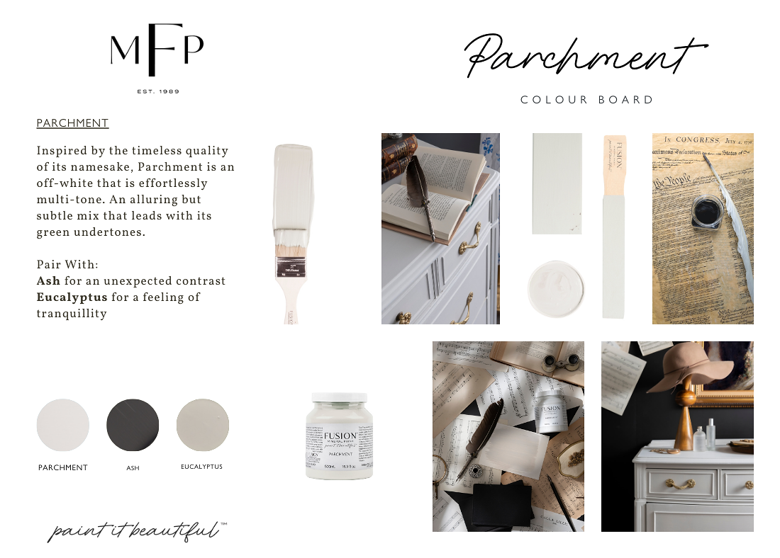 Parchment | Fusion™ Mineral Paint (Tester and Pint Size)
