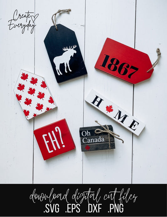Canada Tiered Tray SVG | Digital Download