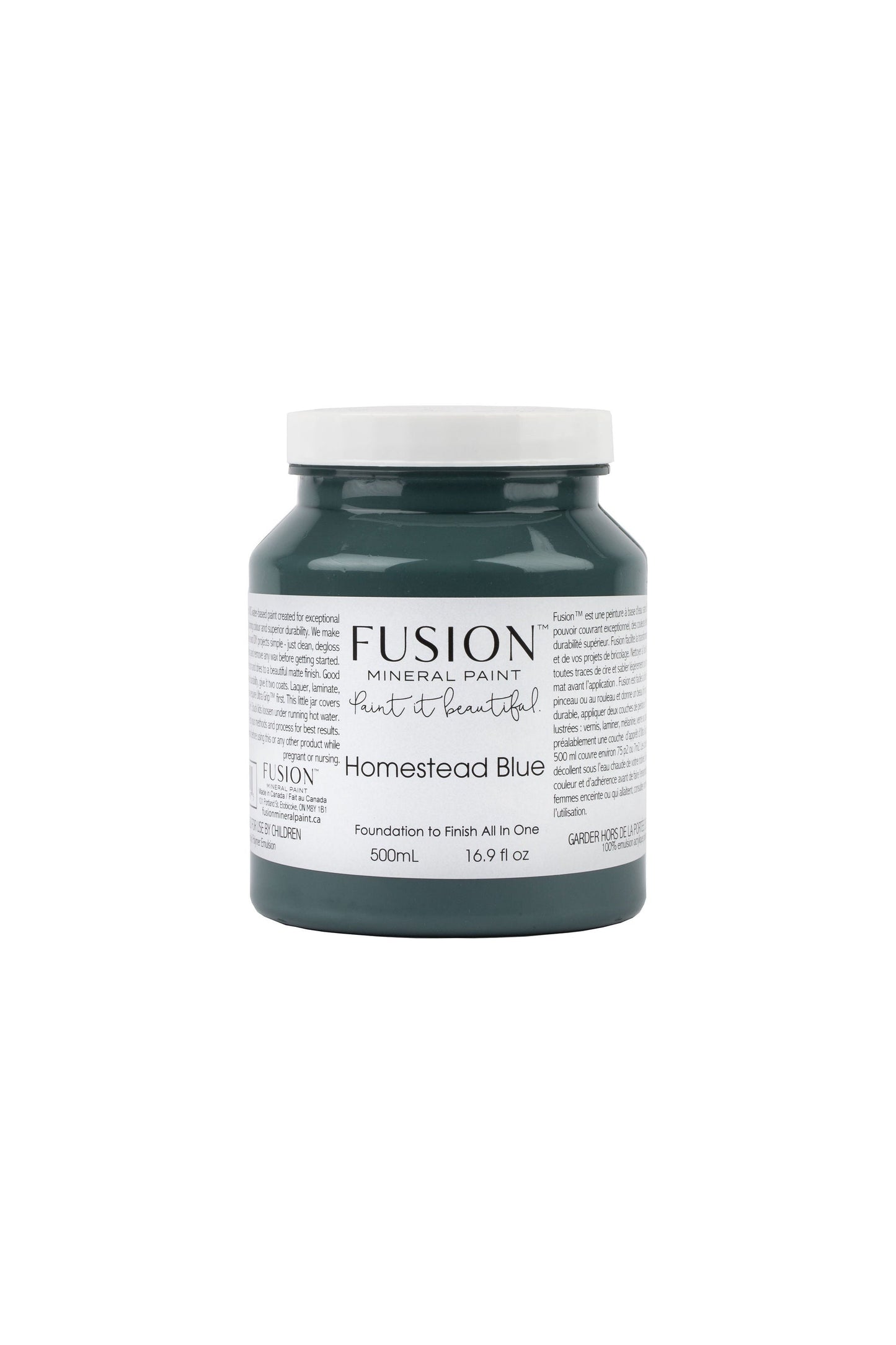 Homestead Blue | Fusion™ Mineral Paint (Tester and Pint Size) - Homeworks Etc ®