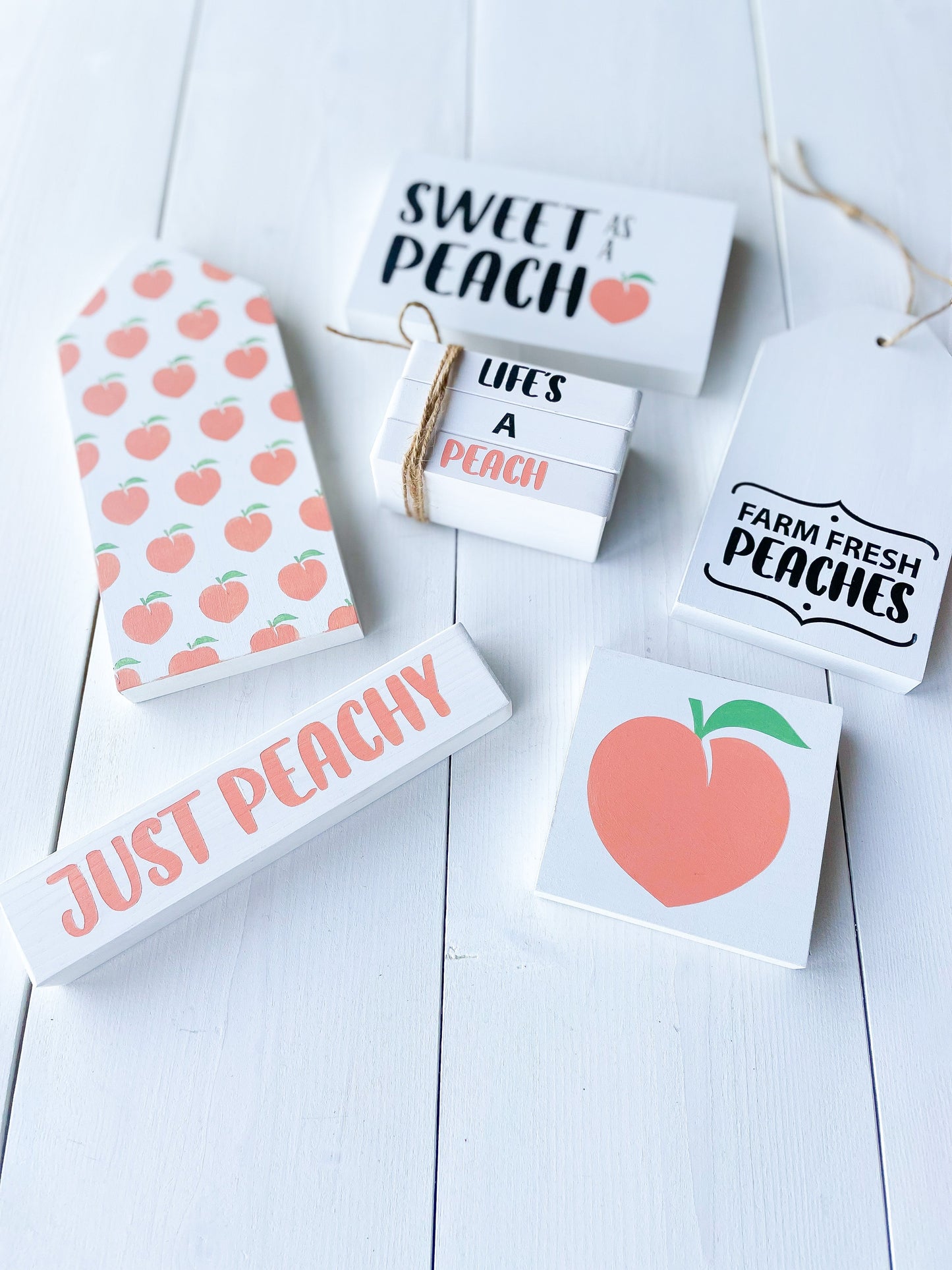 Peach theme đ Tiered Tray decor | DIY Kit - Homeworks Etc ÂŽ