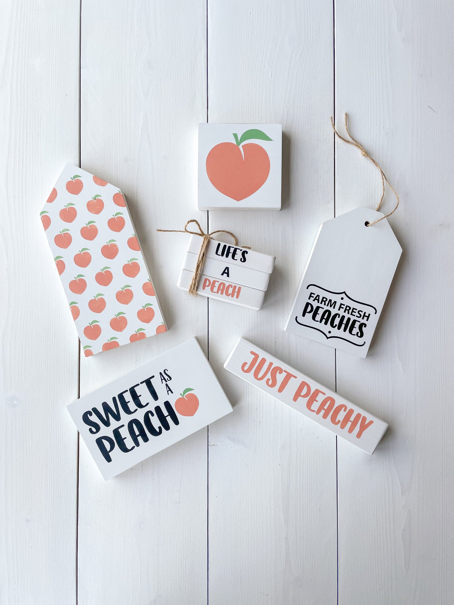 Peach theme đ Tiered Tray decor | DIY Kit - Homeworks Etc ÂŽ