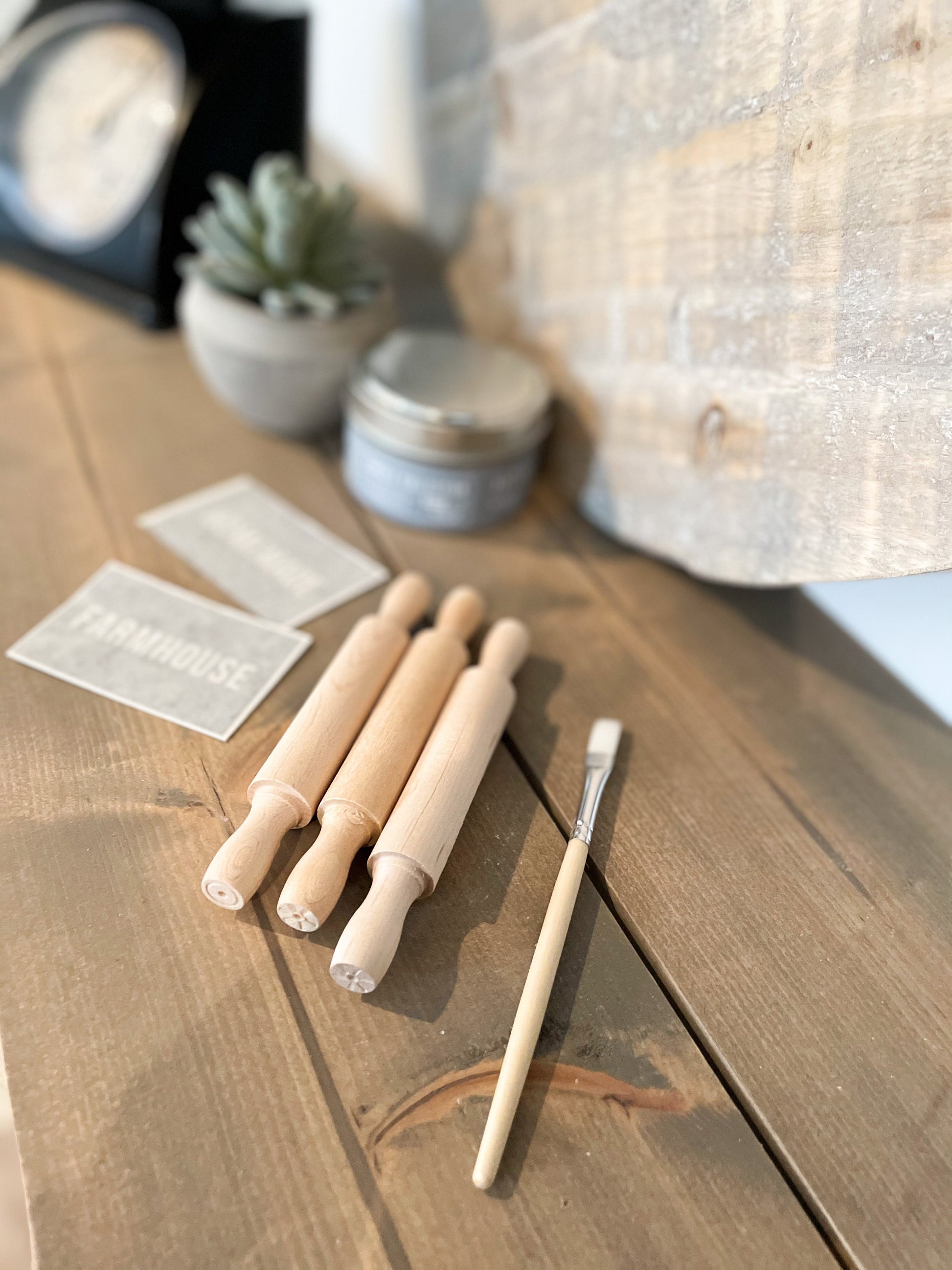 Mini Rolling Pins (set of 3) | DIY kit - Homeworks Etc ®