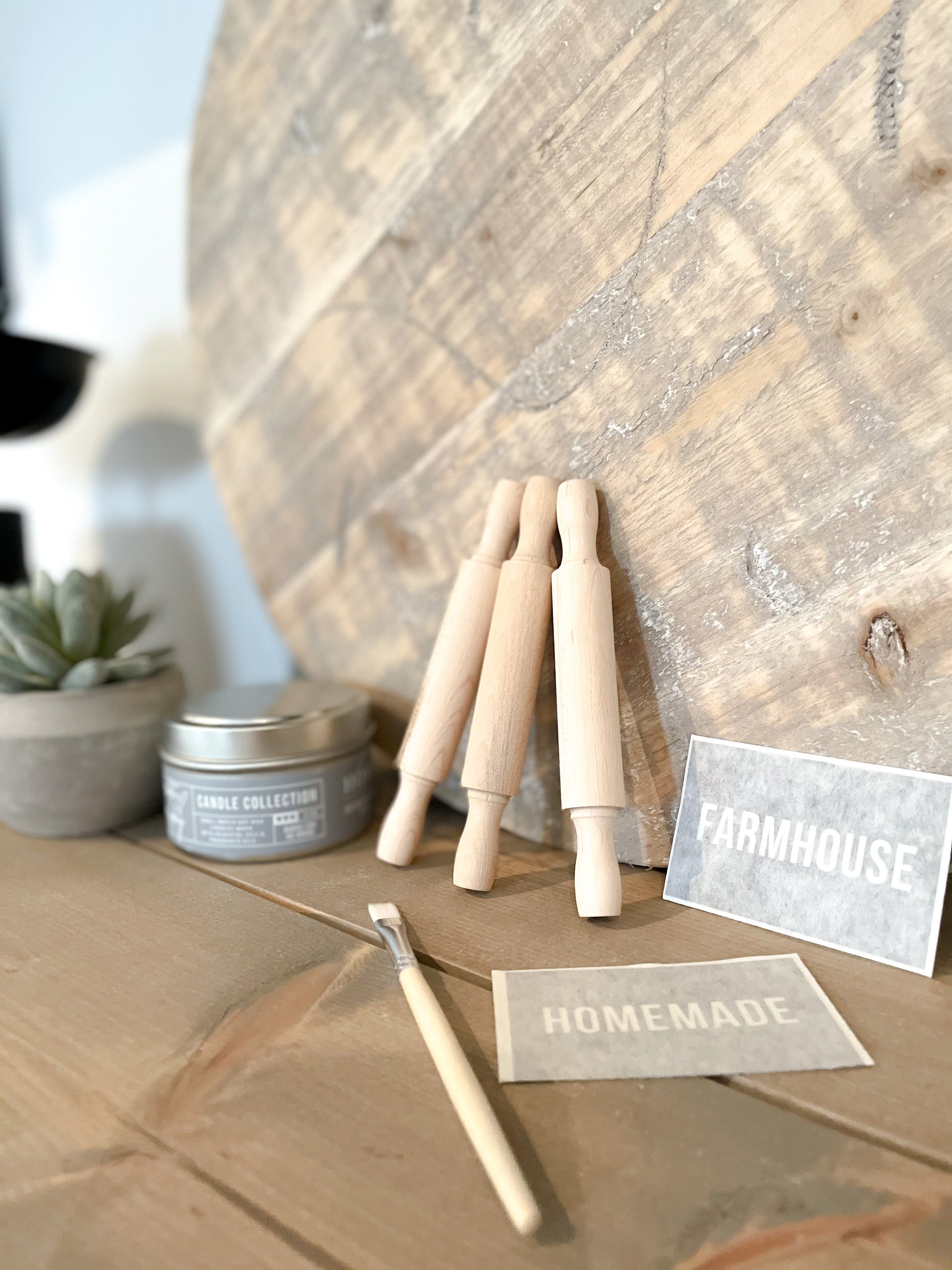 Mini Rolling Pins (set of 3) | DIY kit - Homeworks Etc ®