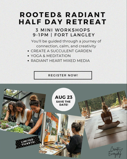 Rooted and Radiant Workshop | August 23 at 9am