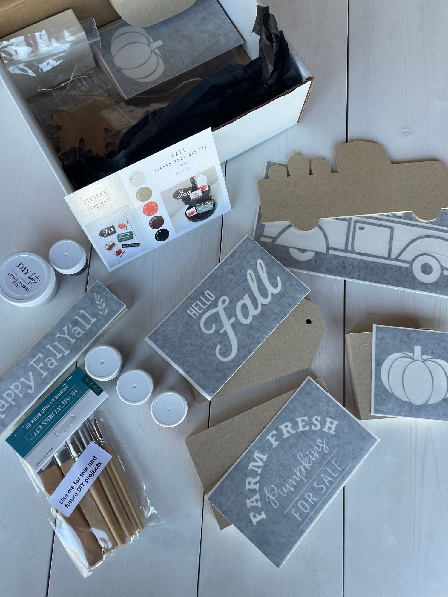 1 Year Deluxe DIY BOX Subscription (12 months) | Tiered Tray Kit - Homeworks Etc ®