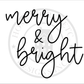 Merry & Bright DIY Doormat | DIY Kit - Homeworks Etc ®