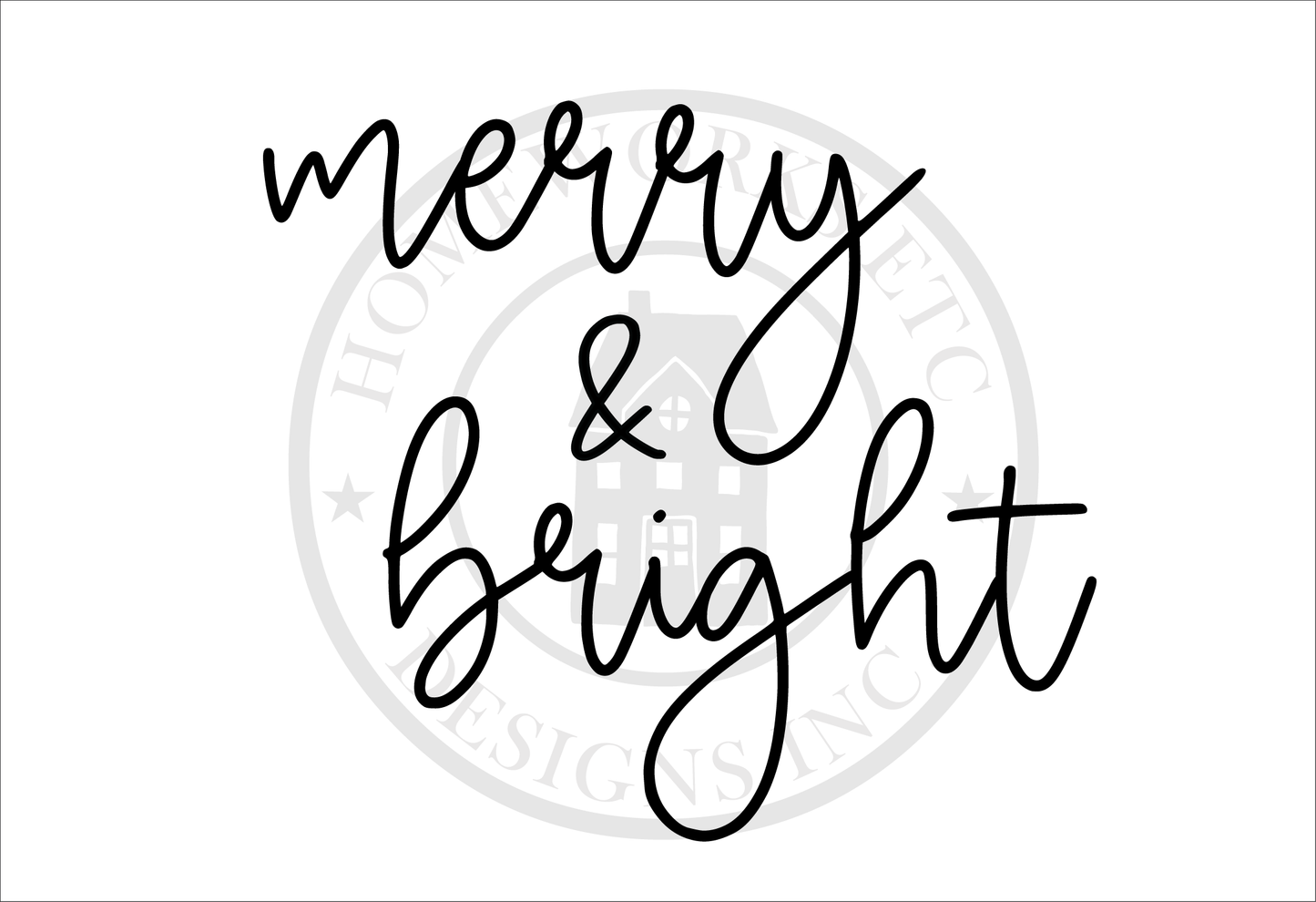 Merry & Bright DIY Doormat | DIY Kit - Homeworks Etc ®