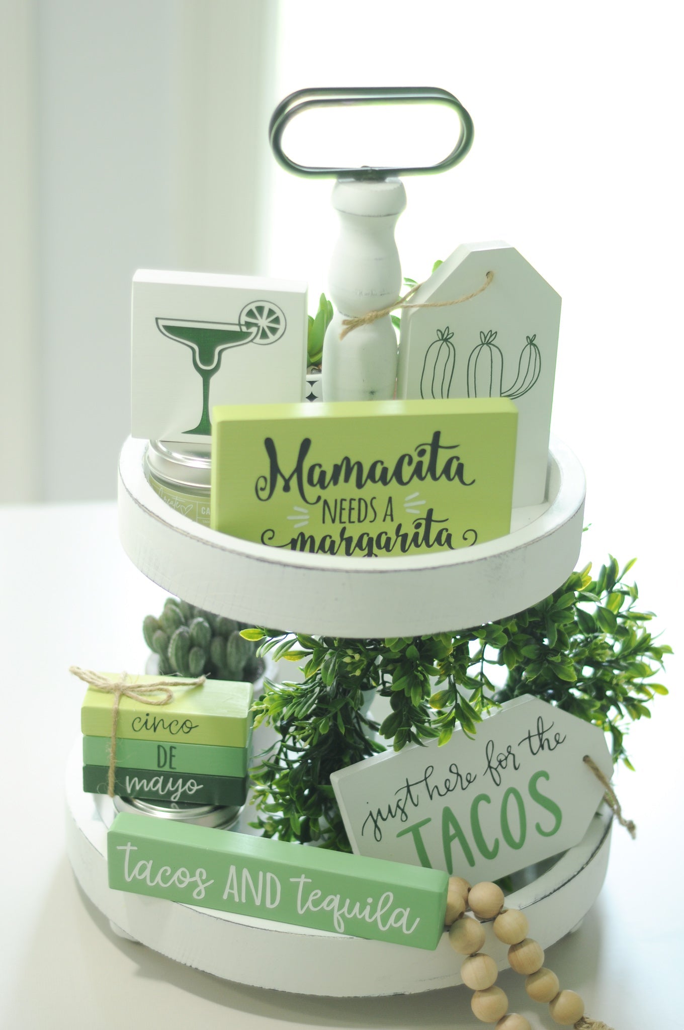 Cinco De Mayo Tiered Tray decor | DIY Kit - Homeworks Etc ®