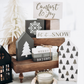 Winter Wonderland Themed Tiered Tray decor | DIY Kit - Homeworks Etc ®
