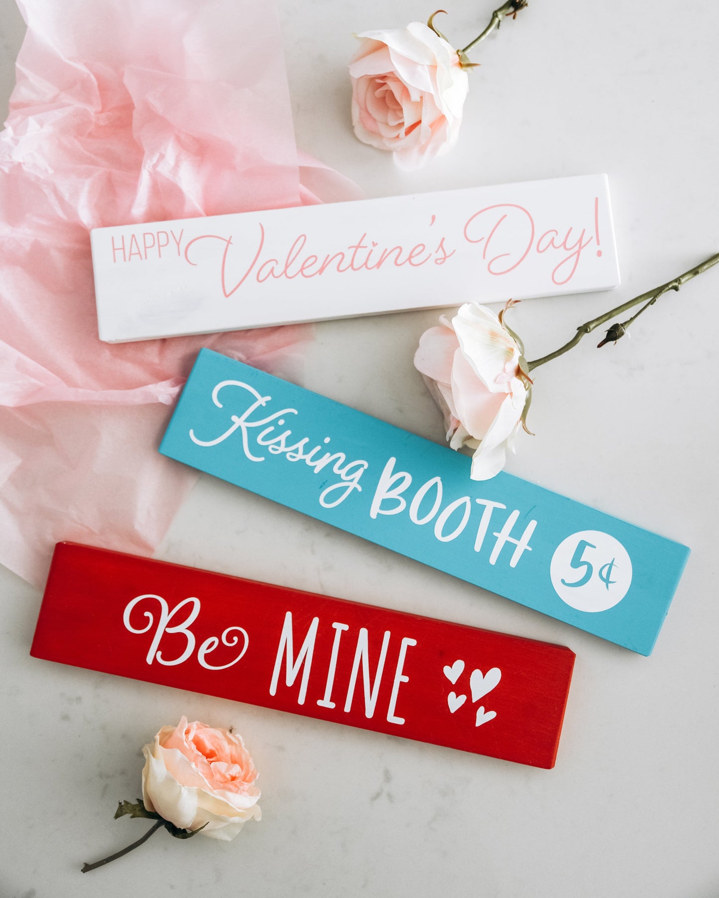 3 Piece Valentines Signature Signs | DIY Kit - Homeworks Etc ®