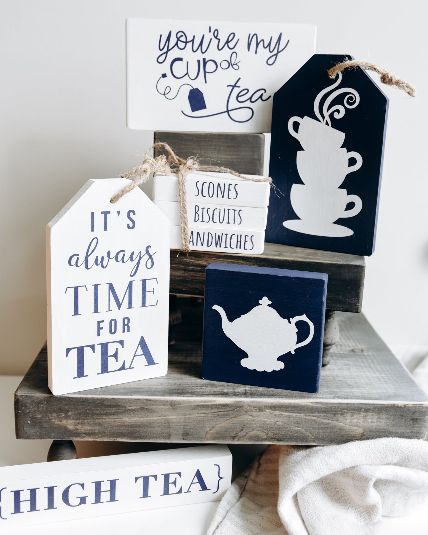 High Tea Tiered Tray Decor | DIY Kit - Homeworks Etc ®