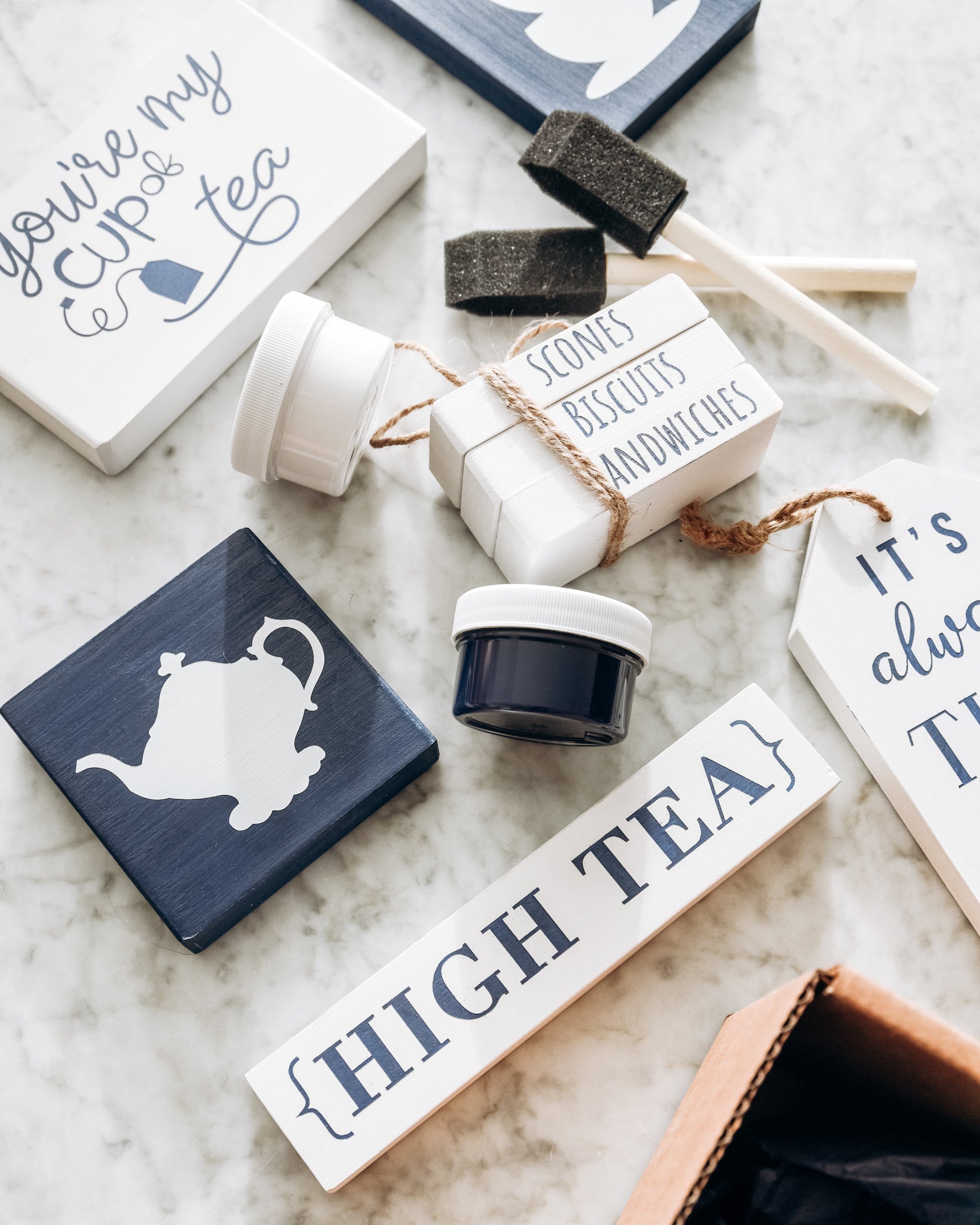 High Tea Tiered Tray Decor | DIY Kit - Homeworks Etc ®