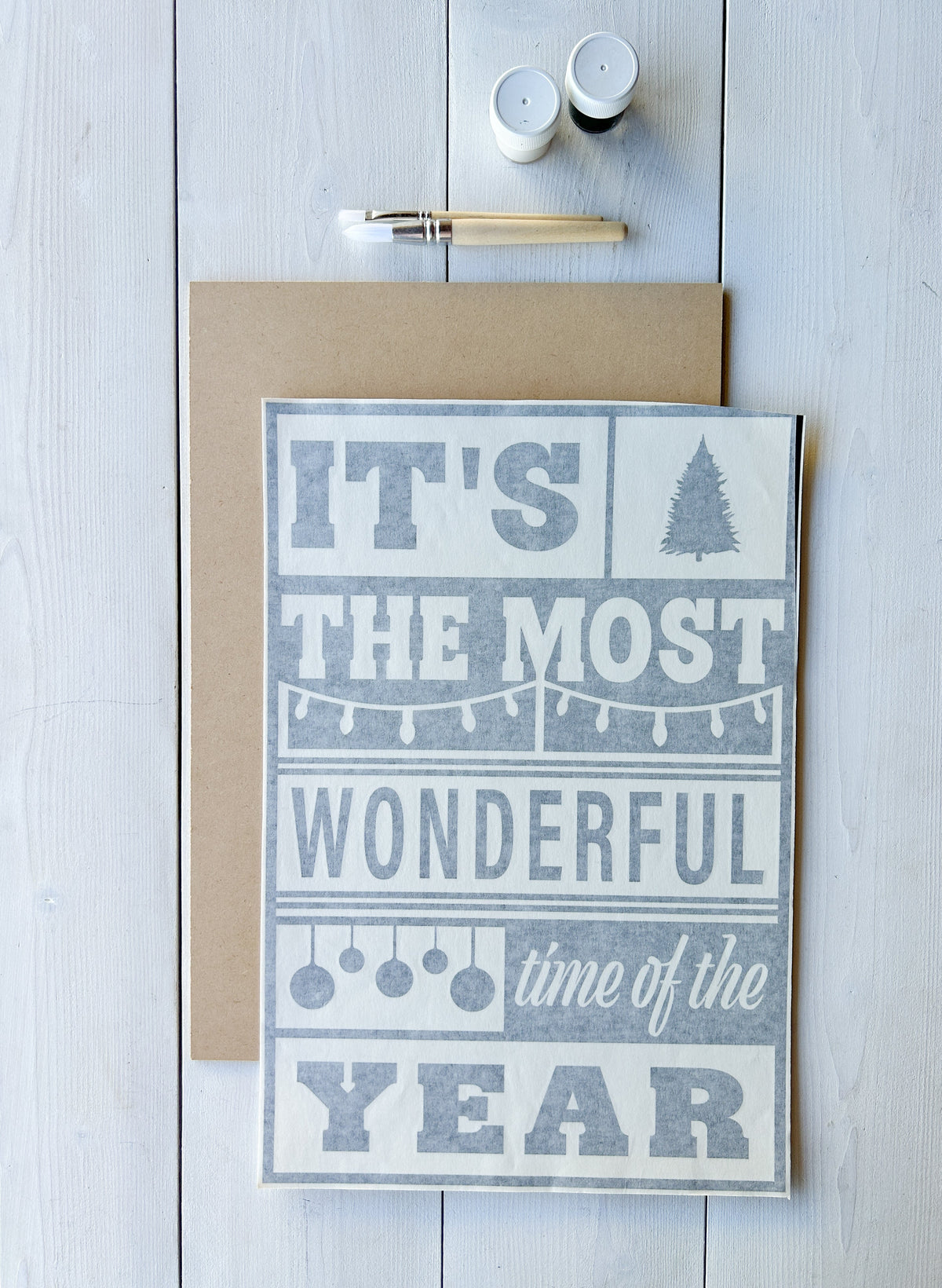 Christmas Poster Board Signs | DIY Kit - Homeworks Etc ®