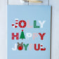 Jolly Happy Joyful Wood Sign Board | DIY Kit - Homeworks Etc ®