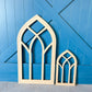 Cathedral Arch Wall Decor Window, Medium | DIY - Homeworks Etc ®