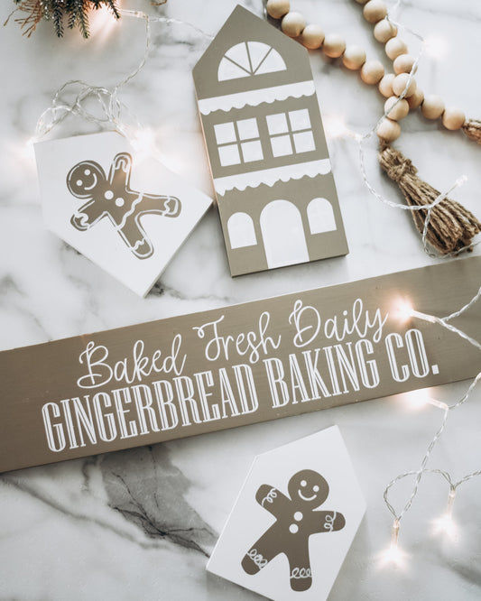 Gingerbread House Decor Set | DIY Kit - Homeworks Etc ®