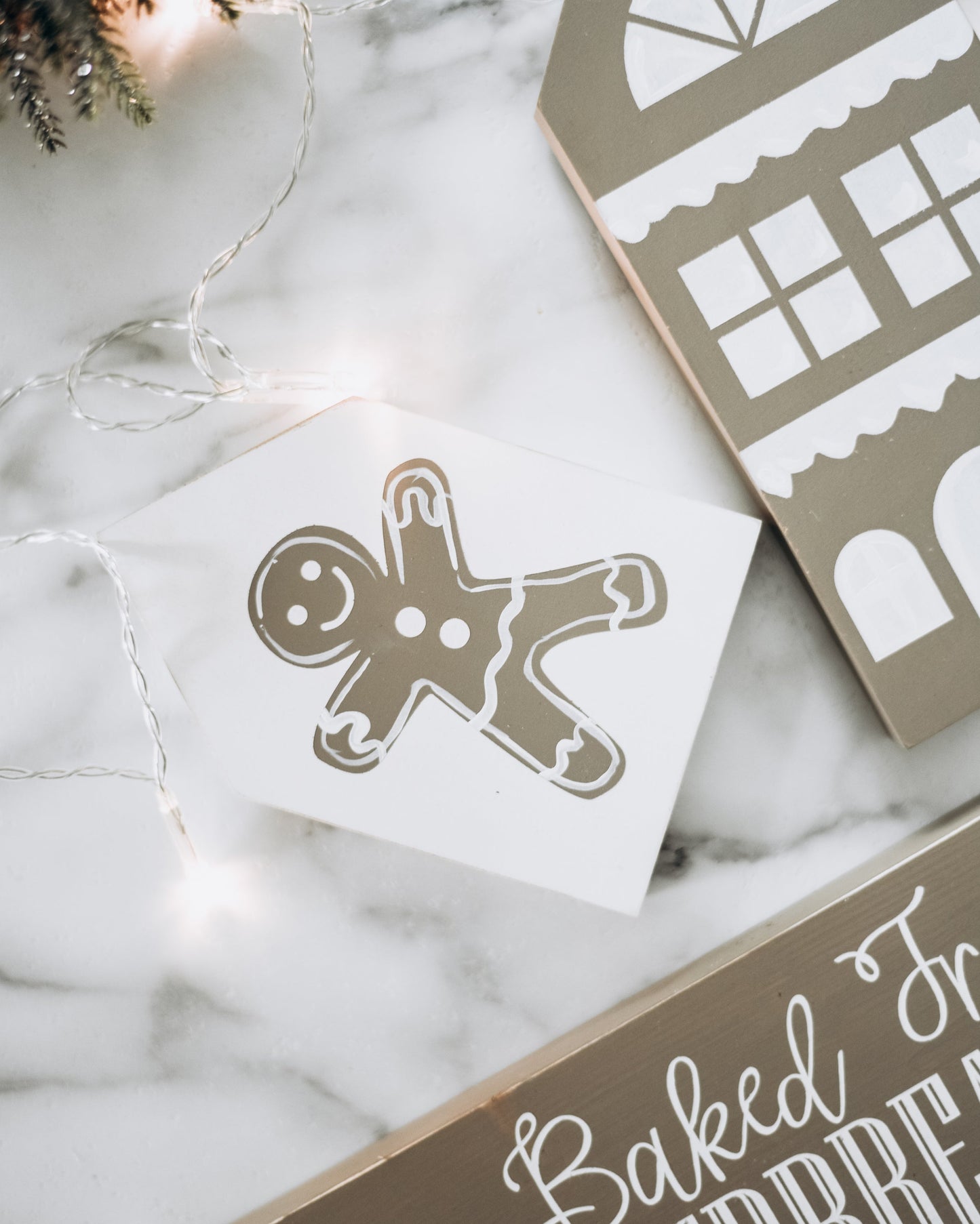 Gingerbread House Decor Set | DIY Kit - Homeworks Etc ®