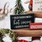 DIY Nostalgic Hot Cocoa Christmas Tiered Tray decor | DIY Kit - Homeworks Etc ®