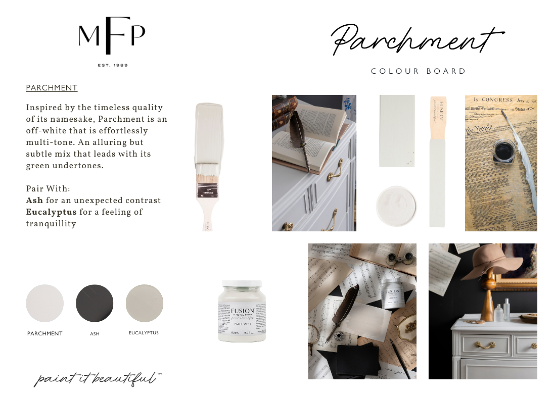 Parchment | Fusion™ Mineral Paint﻿ (Tester and Pint Size)