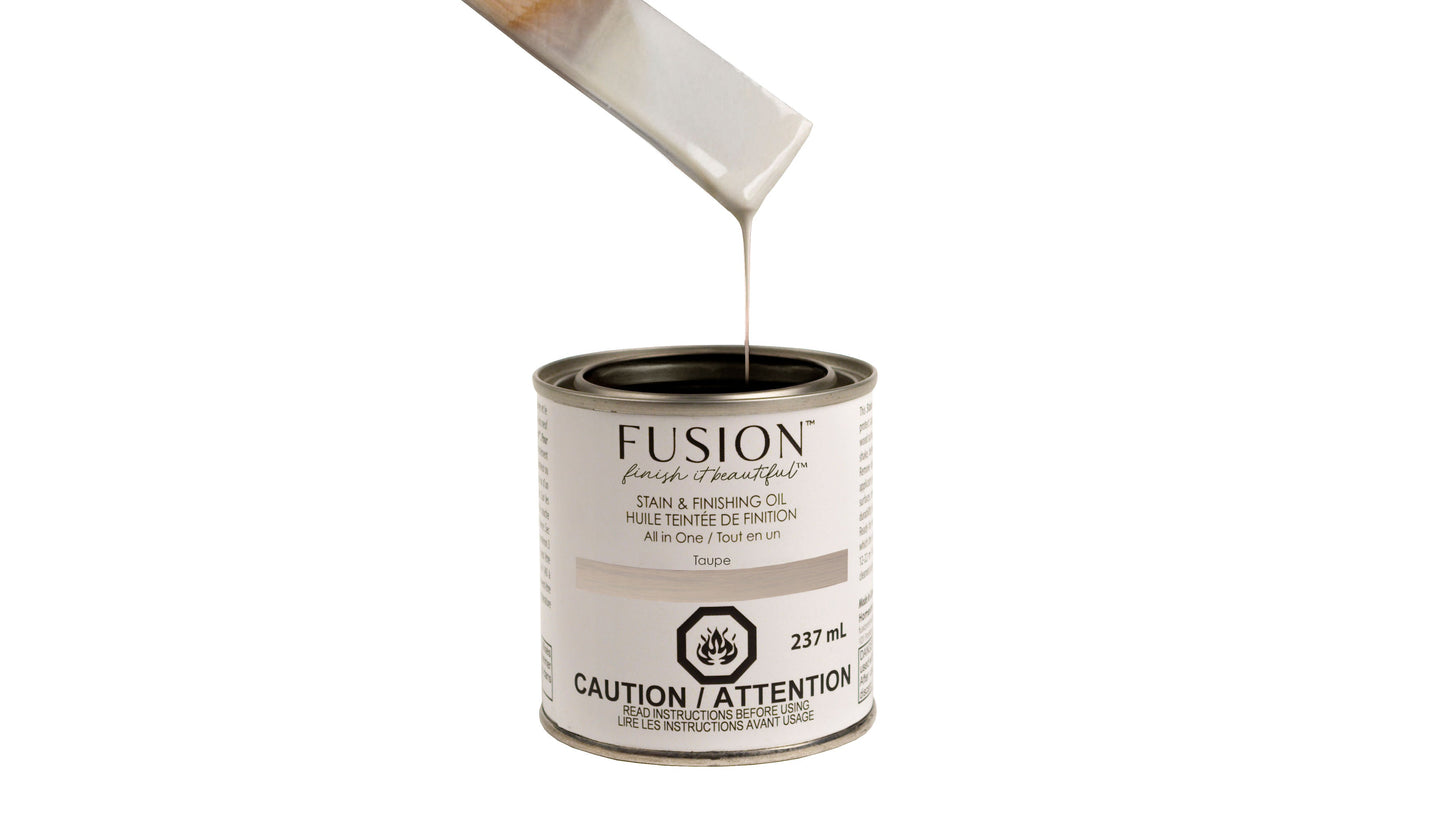 Taupe Stain and Finishing Oil ALL-IN-ONE | Fusion Mineral Paint