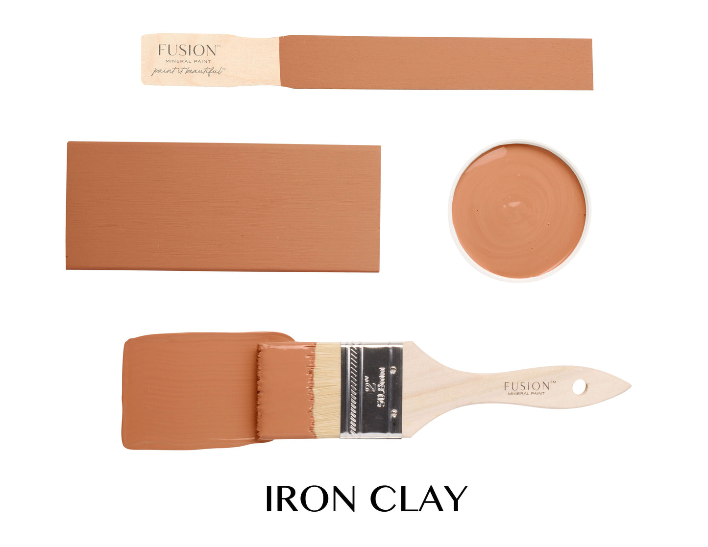 Iron Clay| Fusion™ Mineral Paint﻿ (Tester and Pint Size)