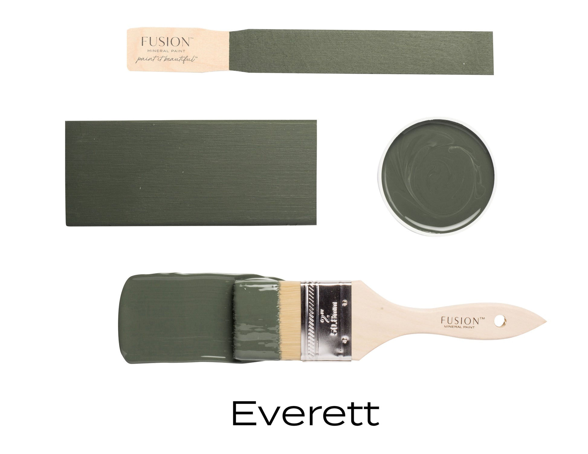 Everett | Fusion™ Mineral Paint﻿ (Tester and Pint Size) - Homeworks Etc ®