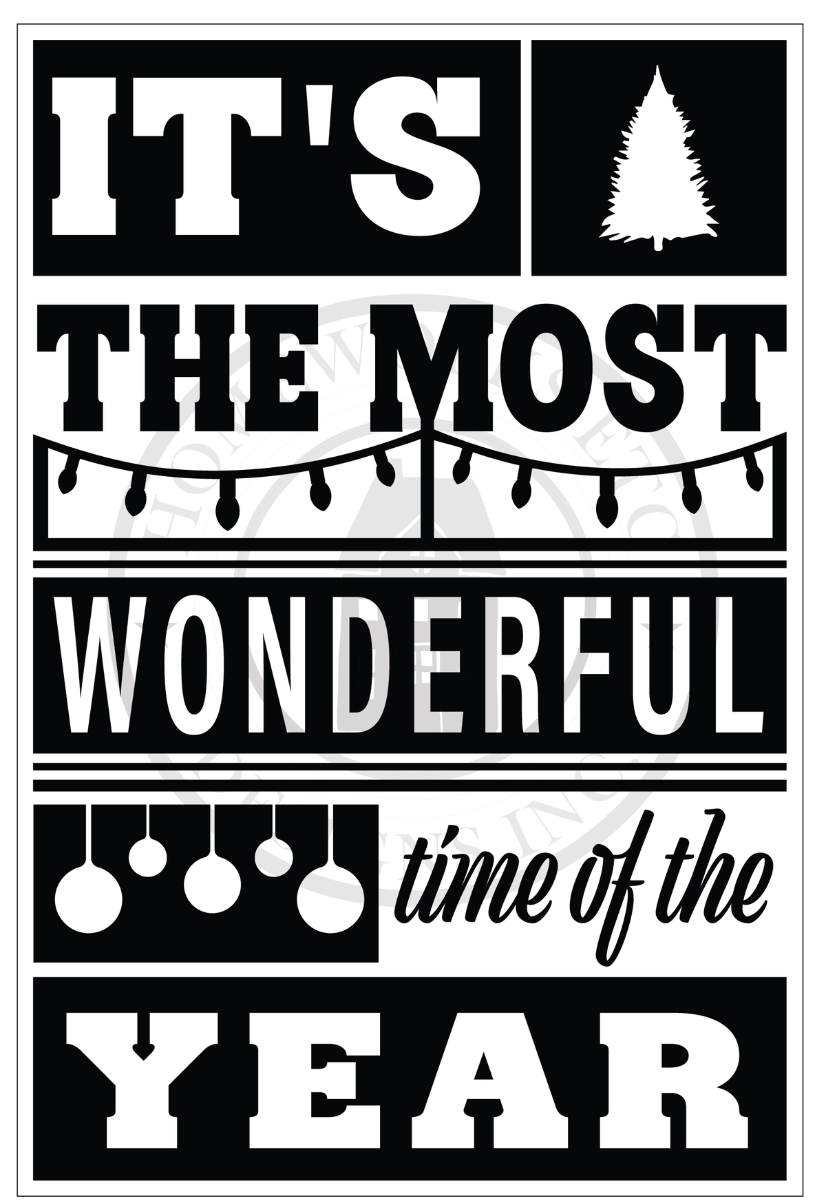 Christmas Poster Board Signs | DIY Kit - Homeworks Etc ®