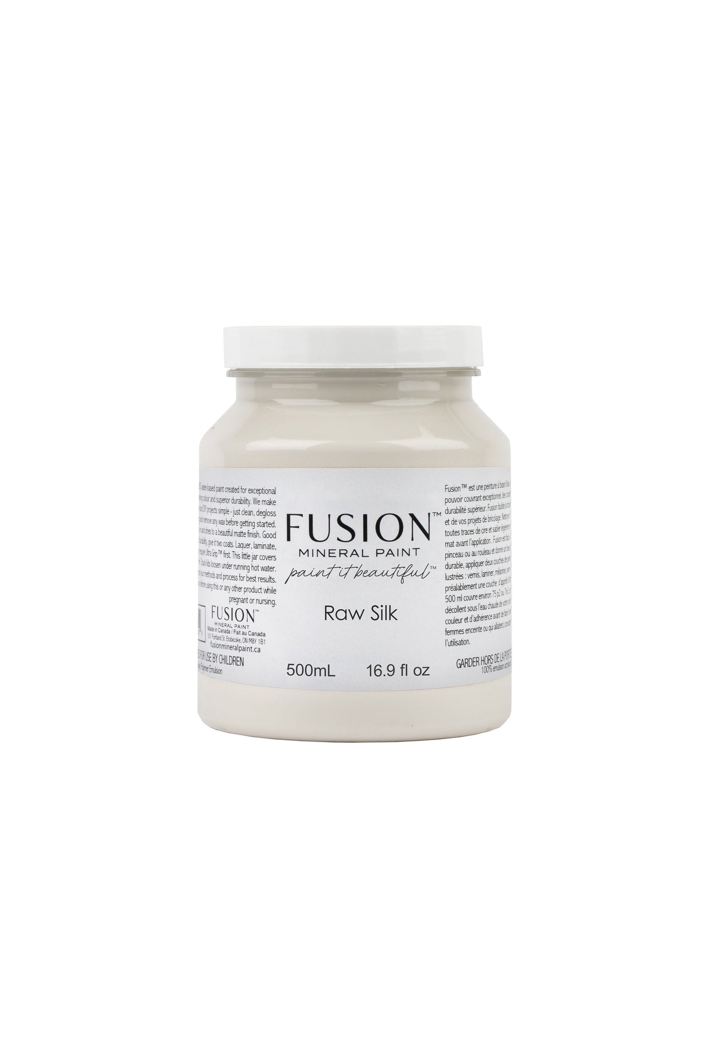 Raw Silk | Fusion™ Mineral Paint﻿ (Tester and Pint Size) - Homeworks Etc ®