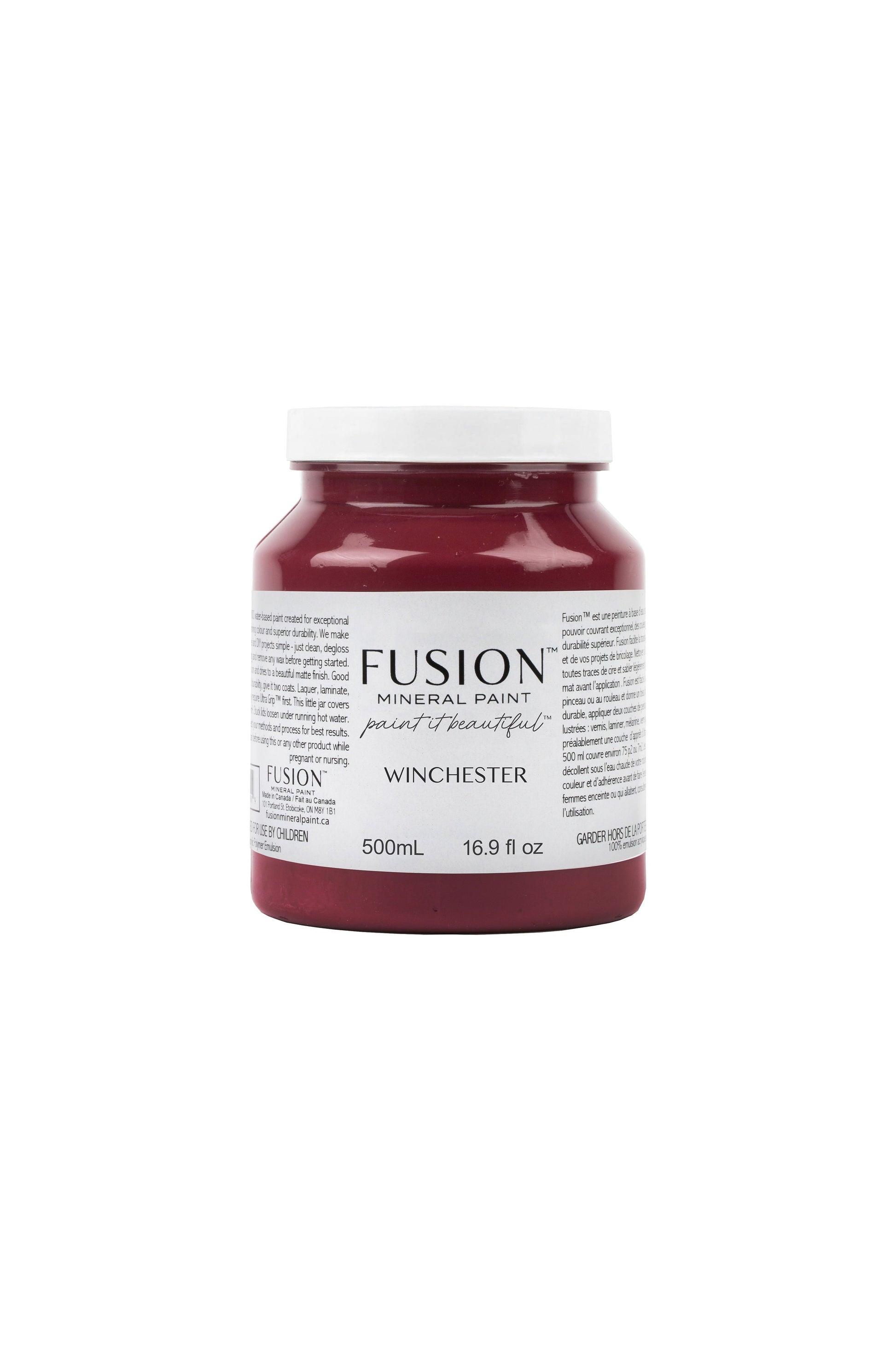 Winchester | Fusion™ Mineral Paint﻿ (Tester and Pint Size) - Homeworks Etc ®