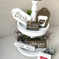 DIY Coffee Themed Tiered Tray decor | DIY Kit - Homeworks Etc ®