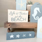 DIY Beach Themed Tiered Tray decor | DIY Kit - Homeworks Etc ®
