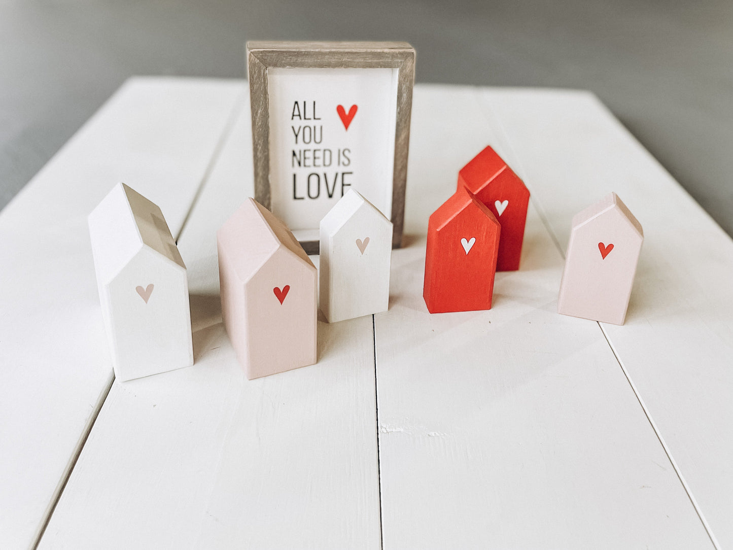 Mini Heart House Set of 6 - Homeworks Etc ®