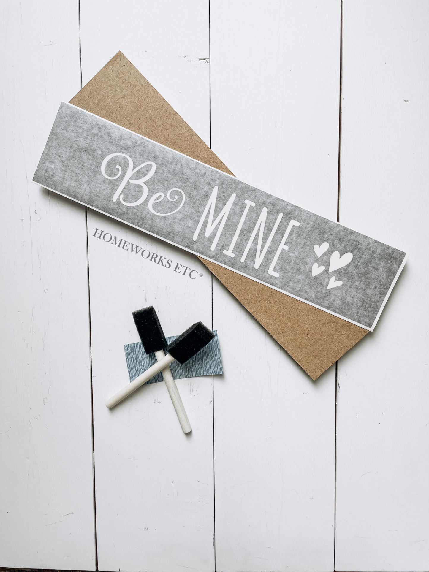 Be Mine Signature Sign | DIY Kit - Homeworks Etc ®